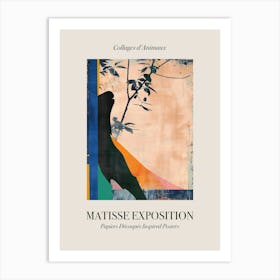 Beaver 3 Matisse Inspired Exposition Animals Poster Art Print