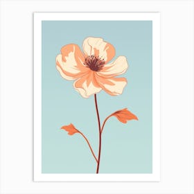 Anemone Flower Art Print