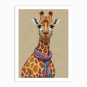 Giraffe 113 Art Print