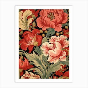 Russian Floral Pattern Art Print