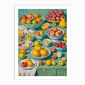 Fruit Bowls Art Print