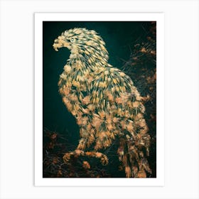 Abstract Eagle Art Print