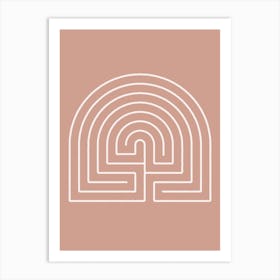 Labyrinth 6 Line Art Print