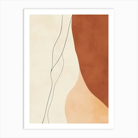 Abstract leaf 1 Art Print