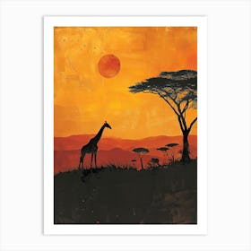 The Africa; A Boho Vibration Art Print