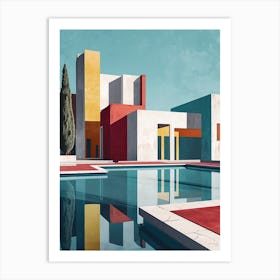 Modern Architecture Minimalist 16 Art Print