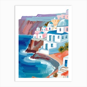 Santorini Print Art Print