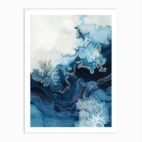 Blue Ocean 4 Art Print