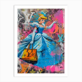 Cinderella Princess Art Print