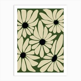 Daisy Tile Art Print