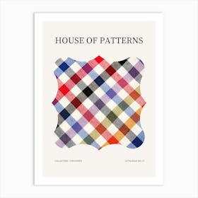 Checkered Pattern Poster 28 Art Print