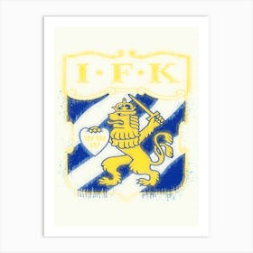 Ifk Gothenburg Allsvenskan Sweden Art Print