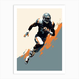 American Football Player 89 Art Print