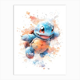 Pokemon Squirtle 7 Art Print