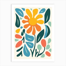 Flower Illustration Art Print