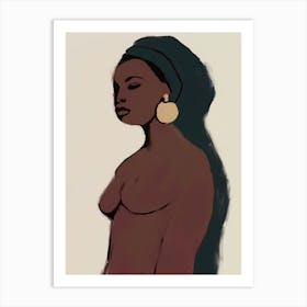 Nude Woman Art Print