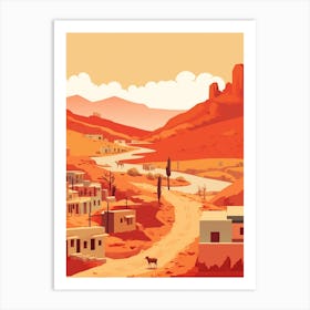 Bolivia Travel Illustration Art Print