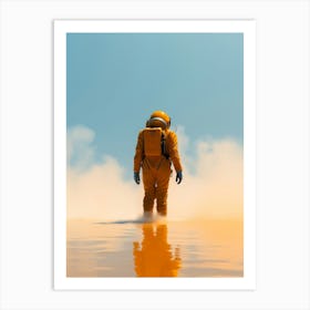 Astronaut In Space 1 Art Print