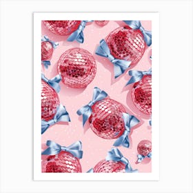 Disco  Coquette 2 Pattern Art Print