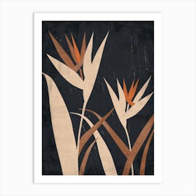 Bird Of Paradise Canvas Print Art Print