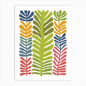 Tropical Leaves 17 Art Print