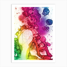 Watercolor Joy Of Life 1 Art Print