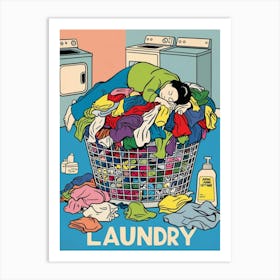 Laundry Basket 11 Art Print