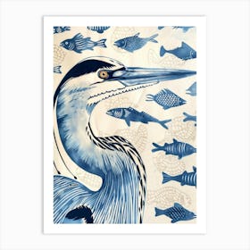 Blue Heron 16 Art Print