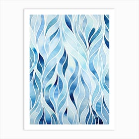 Watercolor Waves Art Print