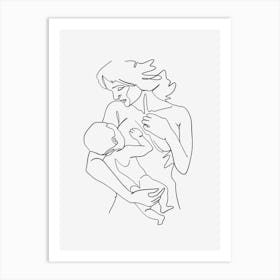 Mother And Child Mothers day Art Print