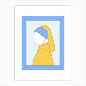 Girl With Pearl Earring Art Print