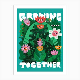 Growing Together Art Print