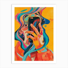 Psychedelic Painting Art Print