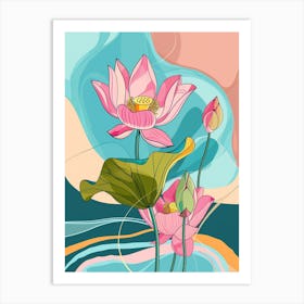 Lotus Flower 8 Art Print