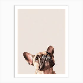 French Bulldog Canvas Art.Generated AI. Art Print Art Print