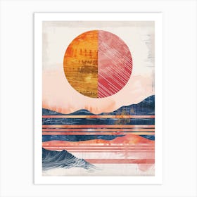 Sunset Canvas Print 2 Art Print