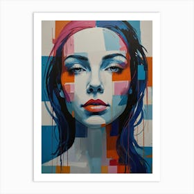 Abstract Of A Woman 10 Art Print