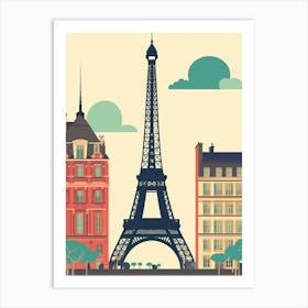 Paris Eiffel Tower 2 Art Print