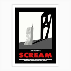 Scream Film Poster Art Print