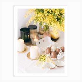 Easter Table Setting 12 Art Print