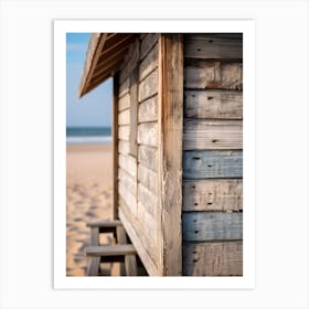 Beach Hut Art Print