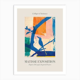 Bird 2 Matisse Inspired Exposition Animals Poster Art Print