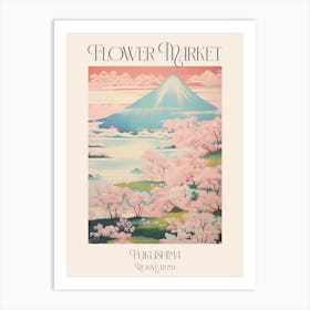 Flower Market Mount Azuma In Fukushima Japanese Landscape 1 Poster Art Print