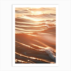 Sunset At The Beach Art Print