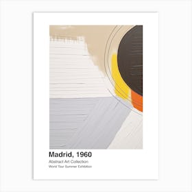 World Tour Exhibition, Abstract Art, Madrid, 1960 9 Art Print