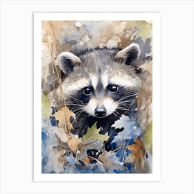 Raccoon Urban Explorer 10 Art Print