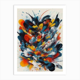 Splatters Art Print