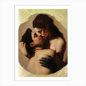 'The Kiss' Art Print