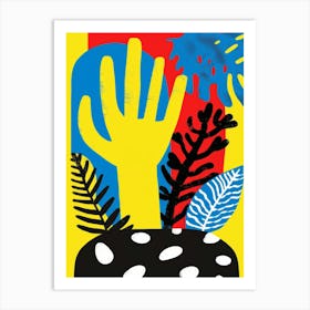 Hand In A Pot Art Print