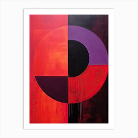 Bauhaus circles 22 Art Print